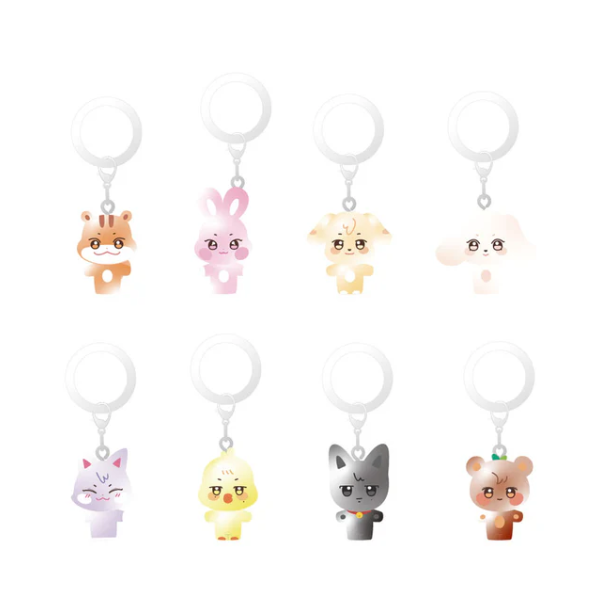 ATEEZ - ANITEEZ IN COLOR POP UP OFFICIAL MD CLEAR MASCOT CHARM (RANDOM) - COKODIVE