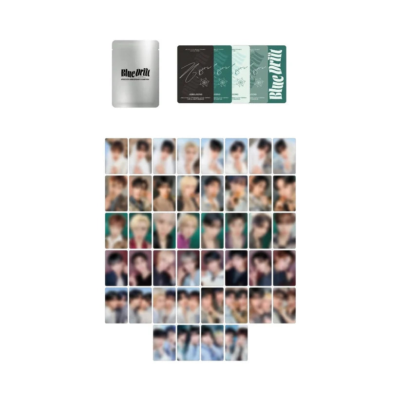 ATEEZ - 8TH ANNIVERSARY EXHIBITION: BLUE DRIFT OFFICIAL MD RANDOM PHOTOCARD PACK - COKODIVE