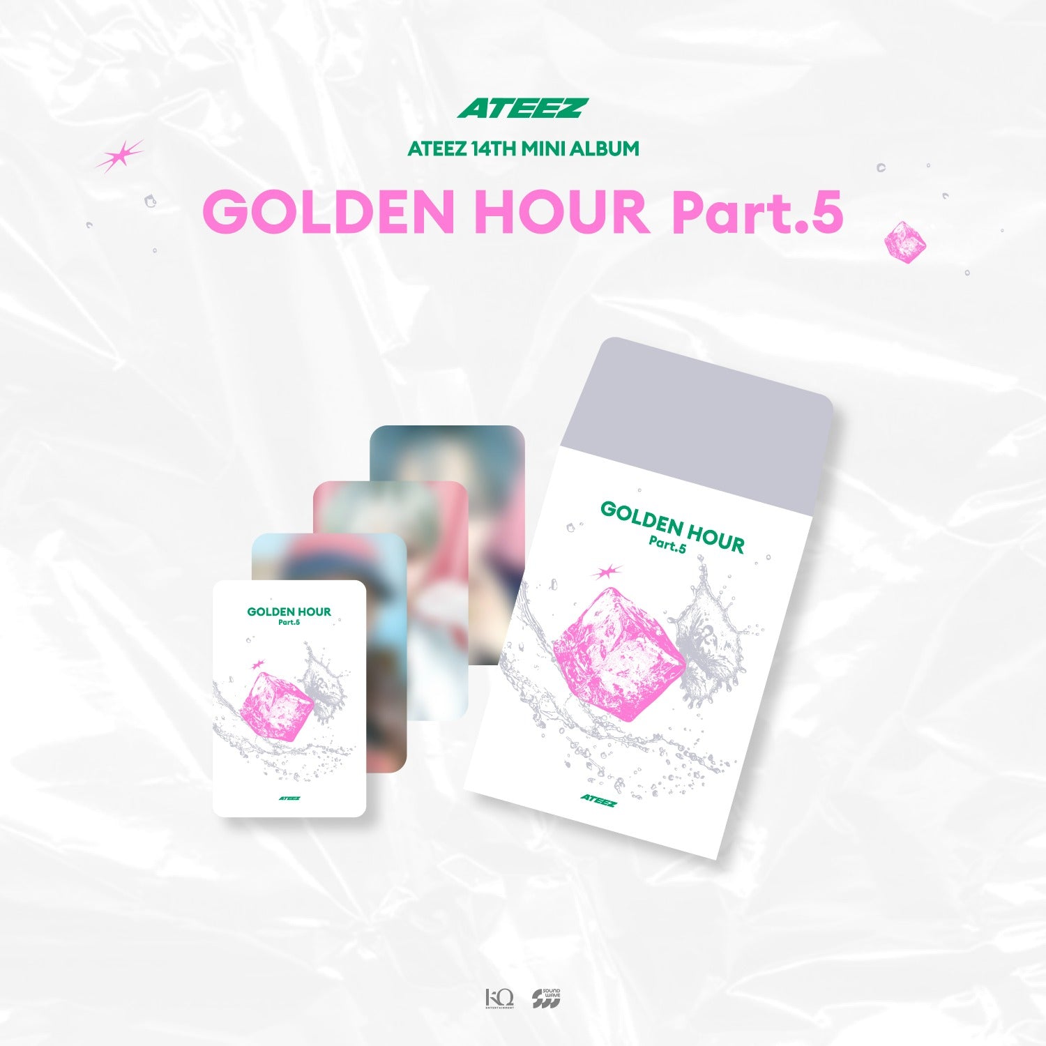 ATEEZ - GOLDEN HOUR : PART.5 POP UP OFFICIAL MD RANDOM TRADING CARD - COKODIVE