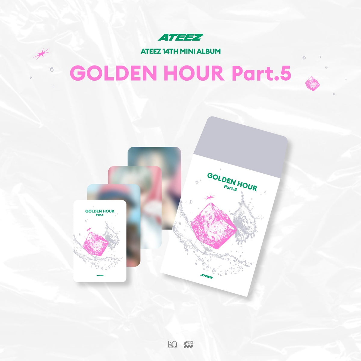 ATEEZ - GOLDEN HOUR : PART.5 POP UP OFFICIAL MD RANDOM TRADING CARD - COKODIVE