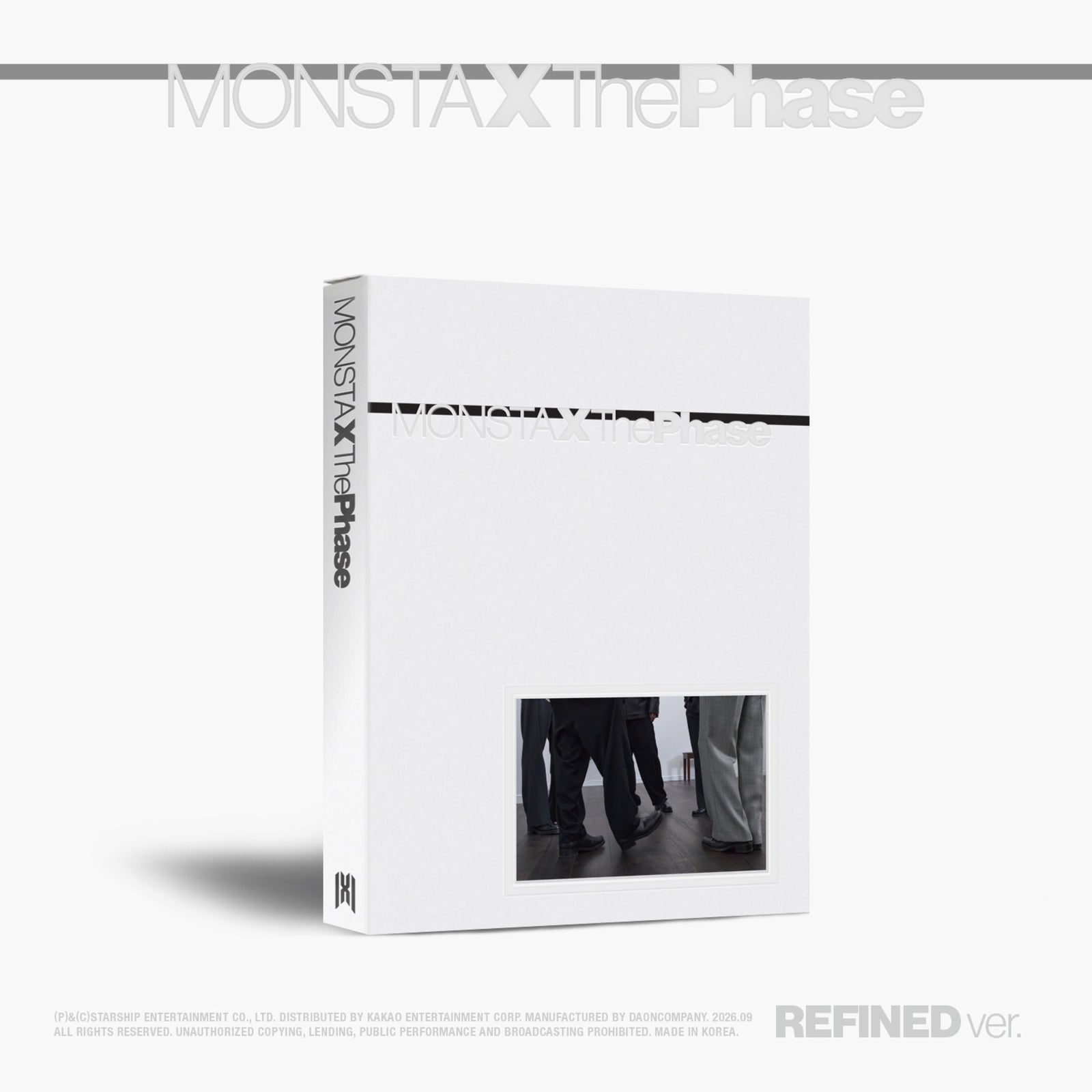 MONSTA X - THE PHASE EP ALBUM STARSHIP GIFT STANDARD REFINED VER