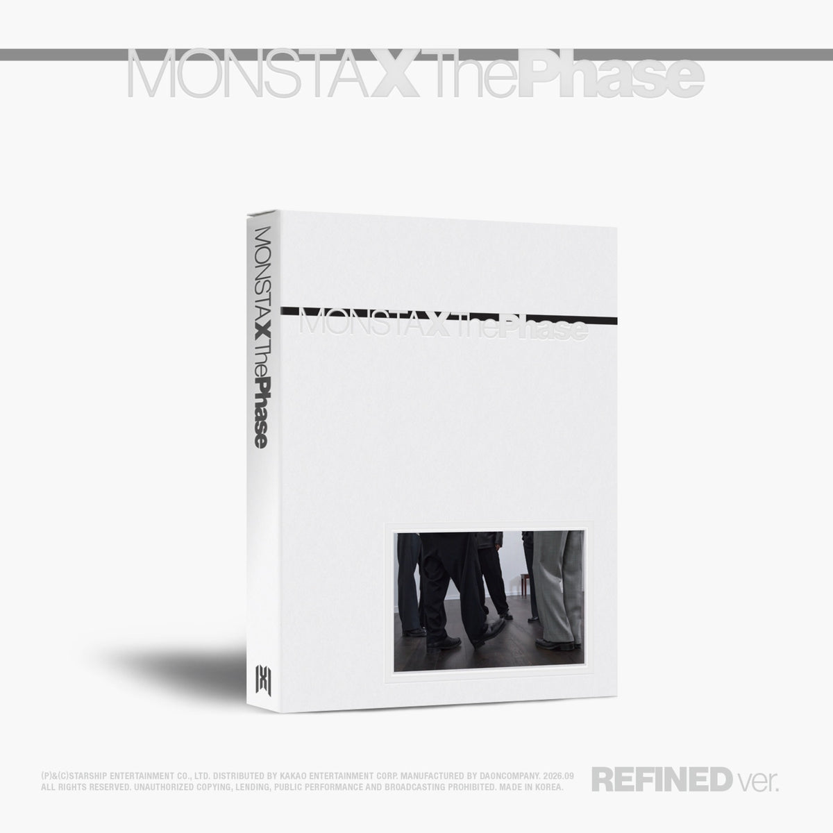 MONSTA X - THE PHASE EP ALBUM STARSHIP GIFT STANDARD REFINED VER