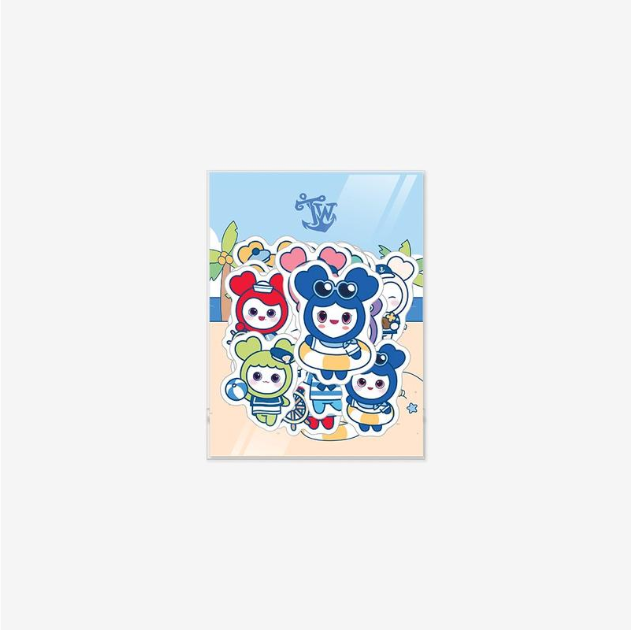 TWICE - THIS IS FOR 2026 WORLD TOUR FINALE IN SEOUL OFFICIAL MD LOVELY REMOVABLE STICKER PACK - COKODIVE