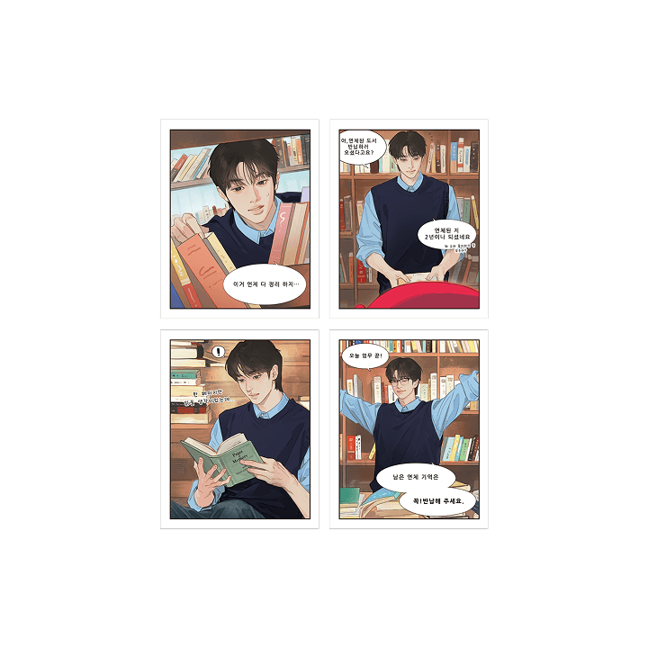 BYEON WOO SEOK - THE SECRET LIBRARY ASIA FANMEETING TOUR IN SEOUL OFFICIAL MD REMOVABLE STICKER SET - COKODIVE
