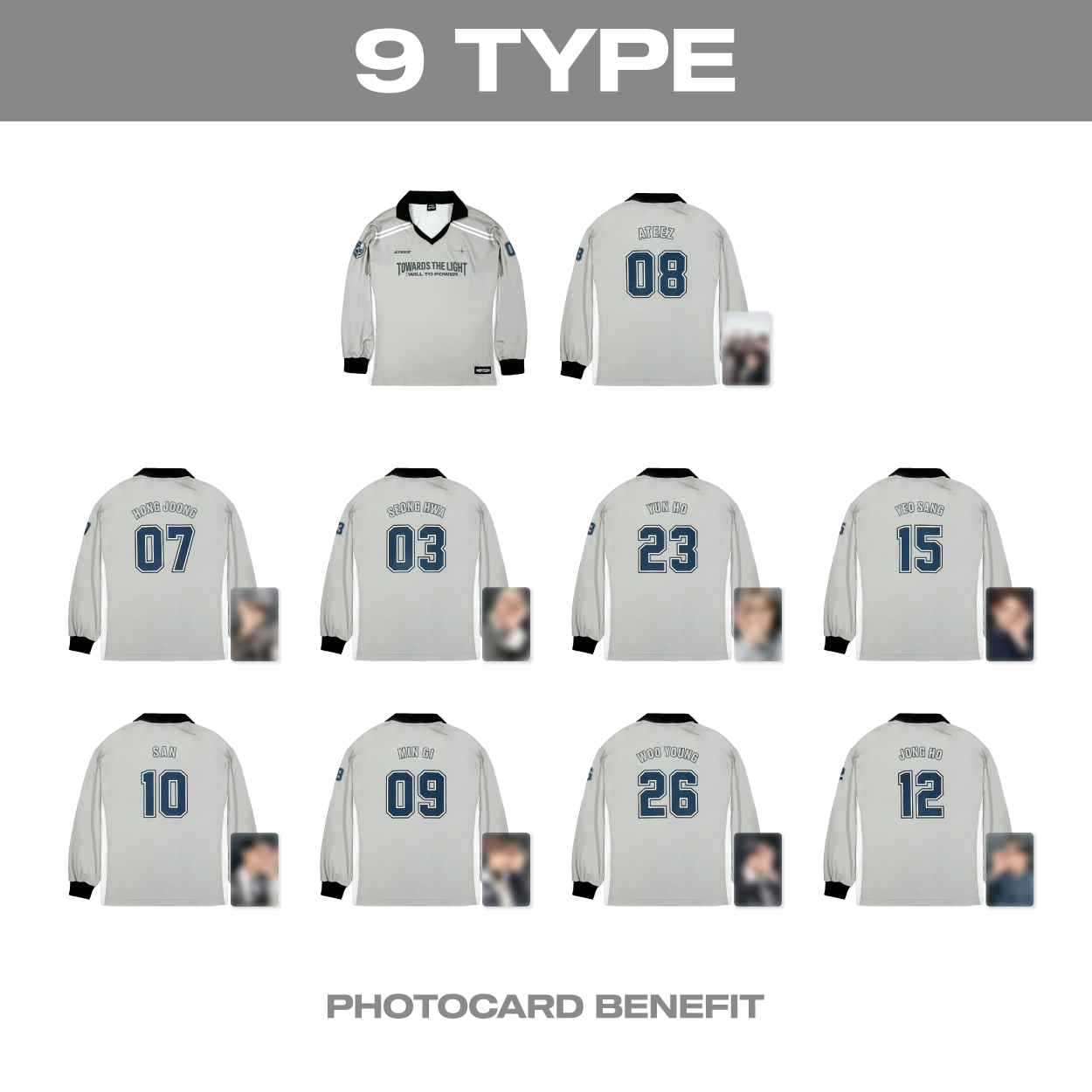 ATEEZ - TOWARDS THE LIGHT : WILL TO POWER WORLD TOUR POP-UP STORE IN E ATEEZ - TOWARDS THE LIGHT : WILL TO POWER WORLD TOUR POP-UP STORE IN E