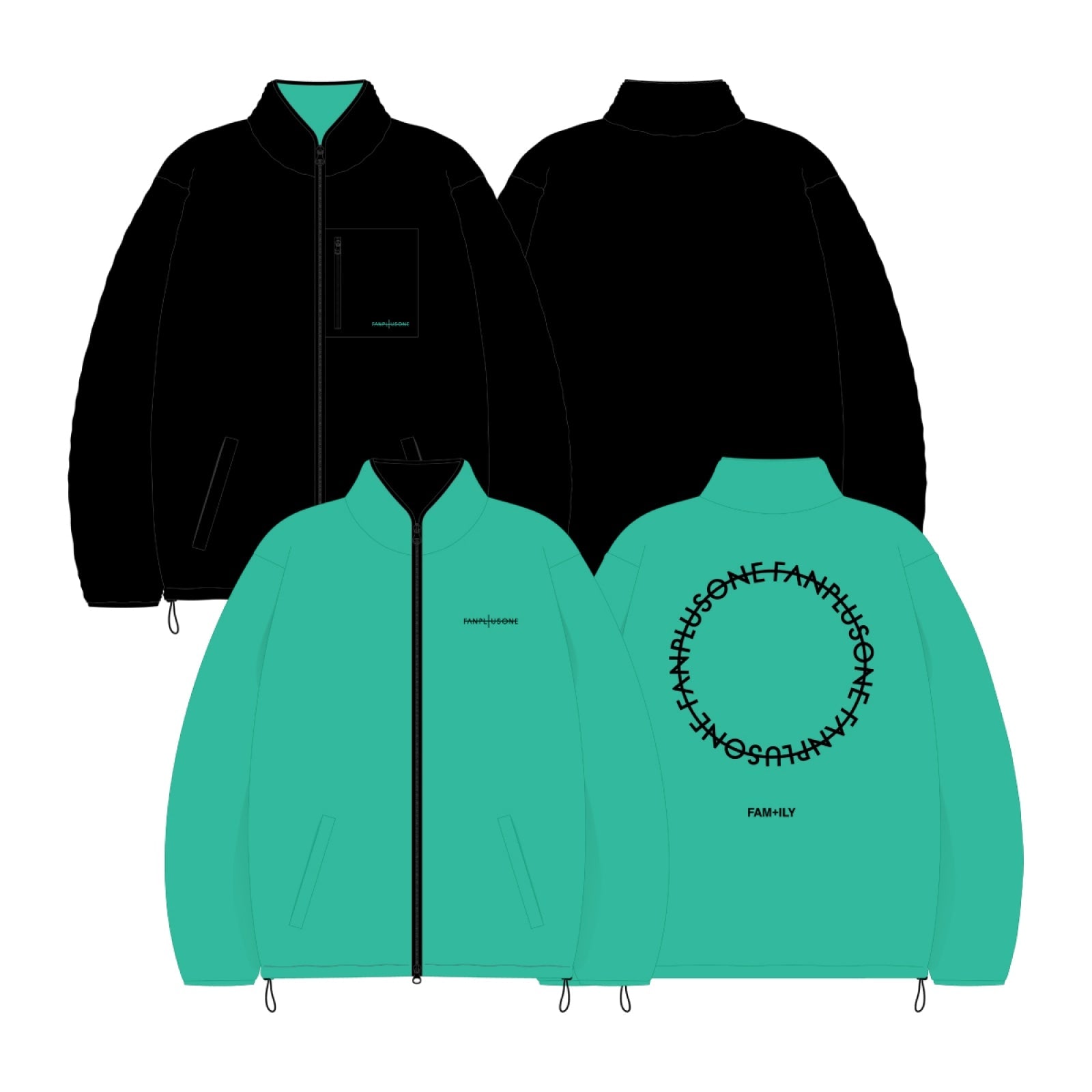 G-DRAGON - FAM+ILY : FAMILY : FAM I LOVE YOU 2026 'FAM' MEETING OFFICIAL MD REVERSIBLE JUMPER - COKODIVE