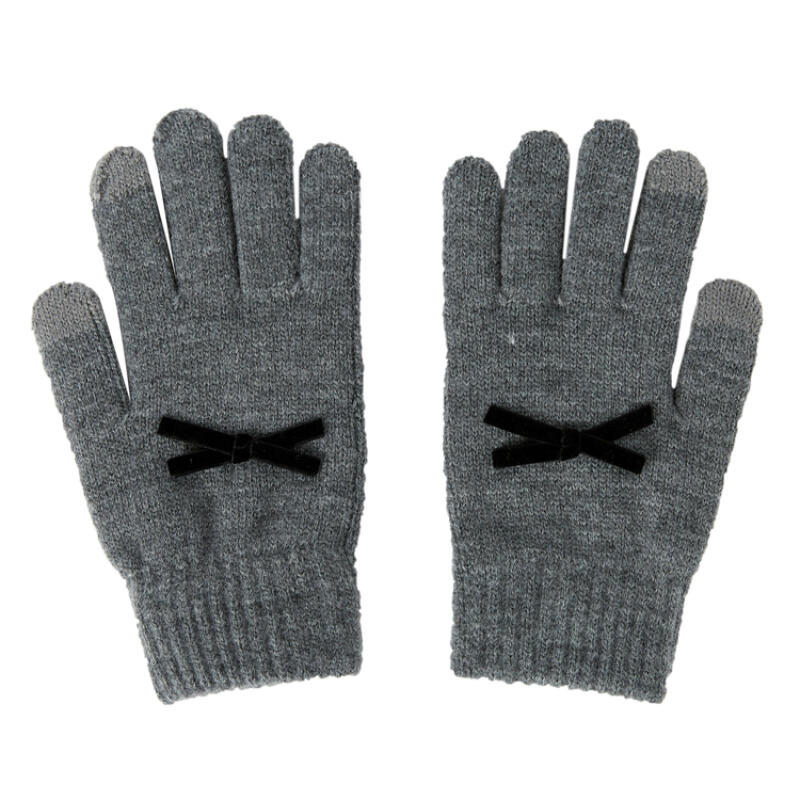 RIBBON SMARTPHONE GLOVES CHARCOAL - COKODIVE