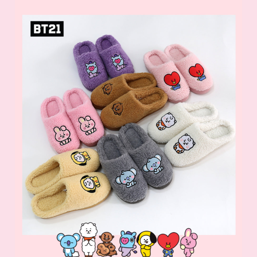 BT21 ROSA WINTER PROTECTION SLIPPERS - COKODIVE