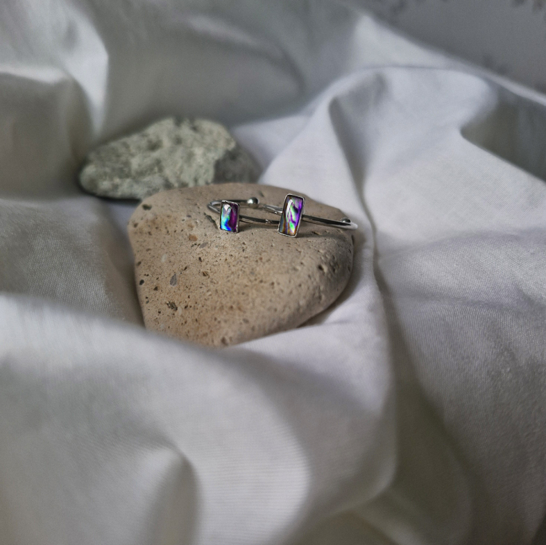 MOTHER OF PEARL RING DEEP LAKE - COKODIVE