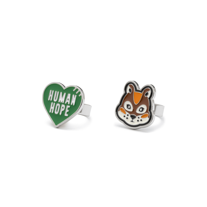 BTS - HUMAN HOPE SEASON 2 J-HOPE X HUMAN MADE COLLAB OFFICIAL MD RING SET (SEASON 2) - COKODIVE