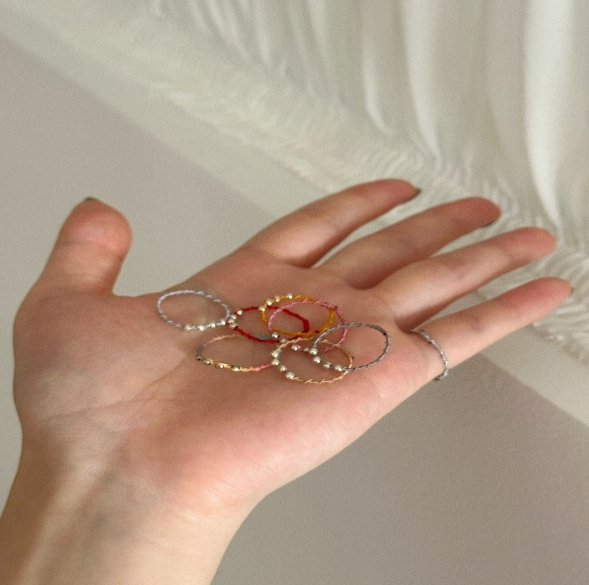 [BTS V PICK] HANDMADE GOOKHWA SILVER RING - COKODIVE