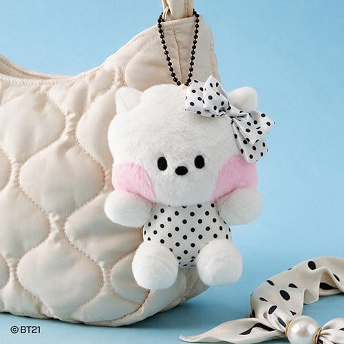 BT21 - DOT RIBBON PLUSH KEYRING (RJ) - COKODIVE