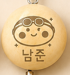[FOR ARMY] CUSTOM BTS BIAS KANCHO SHAPED KEYRING (SWIM VER) - COKODIVE