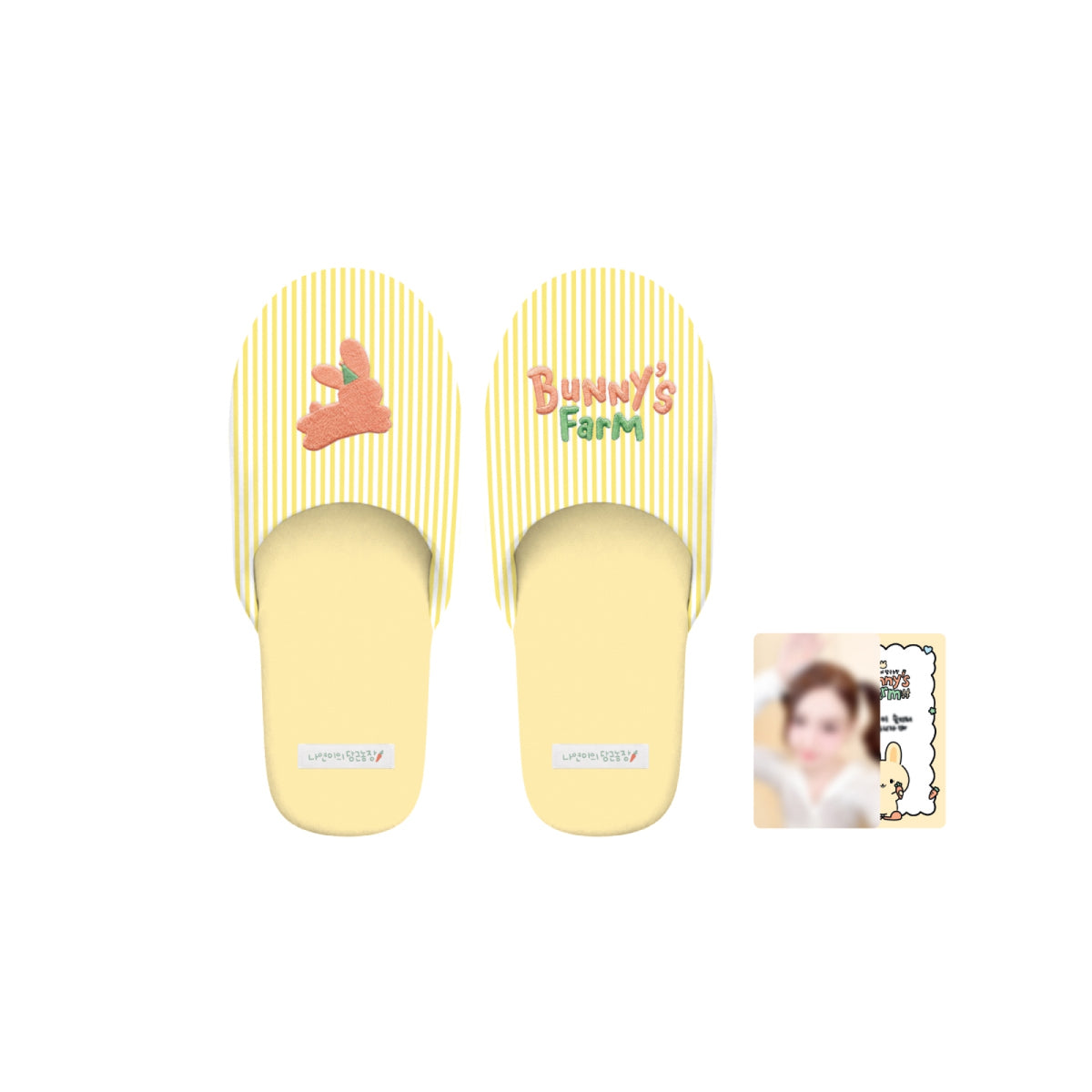 TWICE NAYEON - BUNNY'S FARM OFFICIAL MD ROOM SLIPPERS - COKODIVE