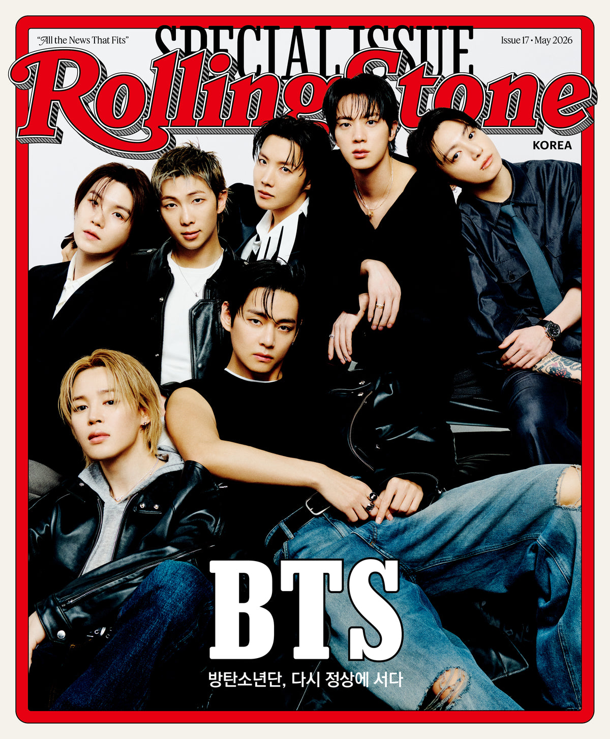 BTS - ROLLING STONE KOREA MAGAZINE 2026 MAY ISSUE 17 COVER - COKODIVE