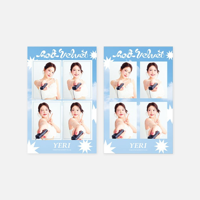 RED VELVET - 2025 SEASON'S GREETINGS OFFICIAL MD 4CUT PHOTO SET - COKODIVE