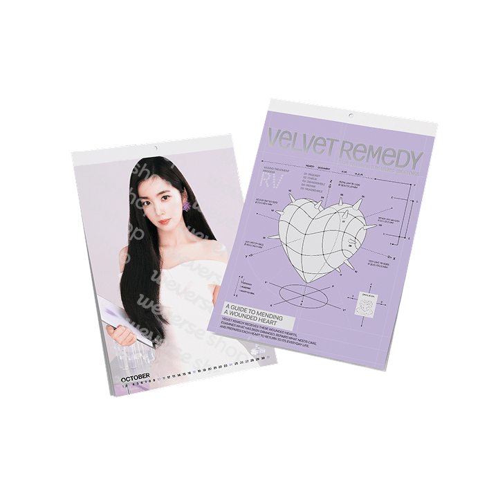 RED VELVET - 2027 WALL CALENDAR - COKODIVE