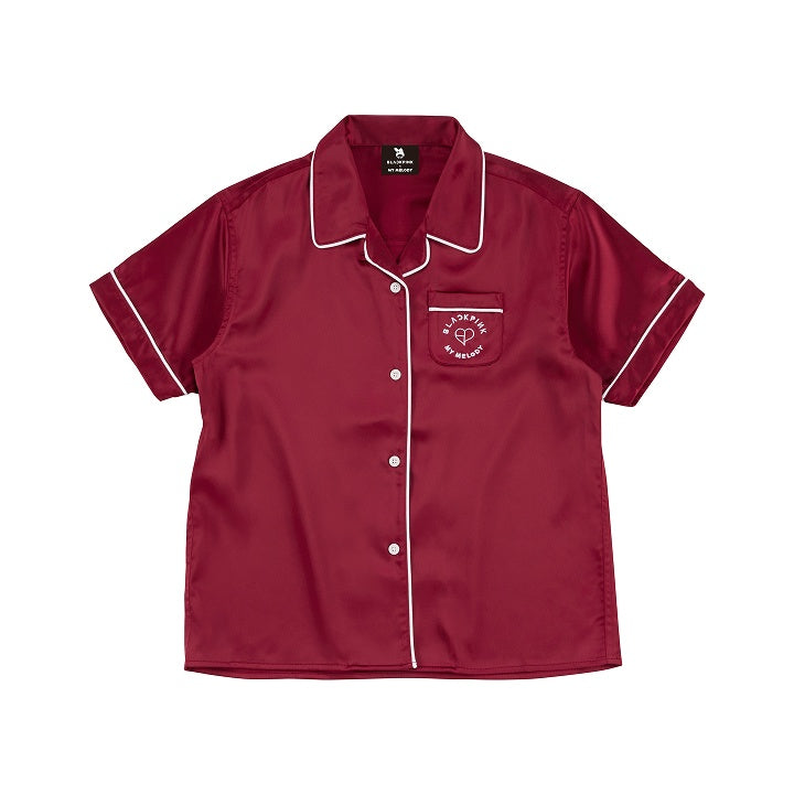 BLACKPINK - BLACKPINK X MY MELODY VOL.2 OFFICIAL MD SATIN SHIRT (RED) - COKODIVE