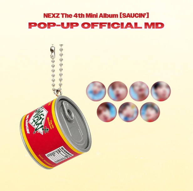 NEXZ - SAUCIN' POP UP OFFICIAL MD SAUCE CAN KEYRING - COKODIVE