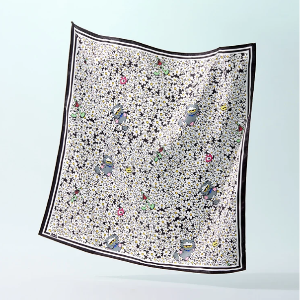 ZO&FRIENDS - SIGNATURE SCARF (WHITE) - COKODIVE
