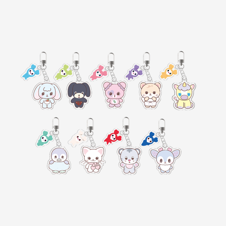 TWICE - TWICE THE THRILL POP UP OFFICAL MD SECRET ACRYLIC KEYRING - COKODIVE