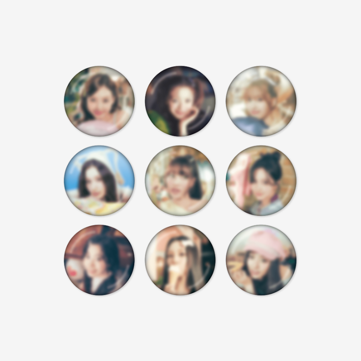 TWICE - TWICE THE THRILL POP UP OFFICAL MD SECRET CAN BADGE - COKODIVE