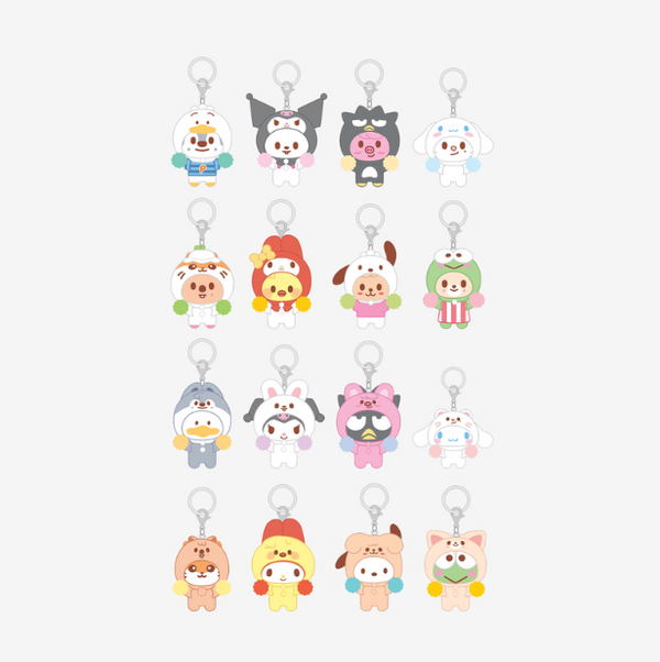 STRAY KIDS - SKZOO X SANRIO CHARACTERS OFFICIAL MD SECRET FLOCKED FIGU