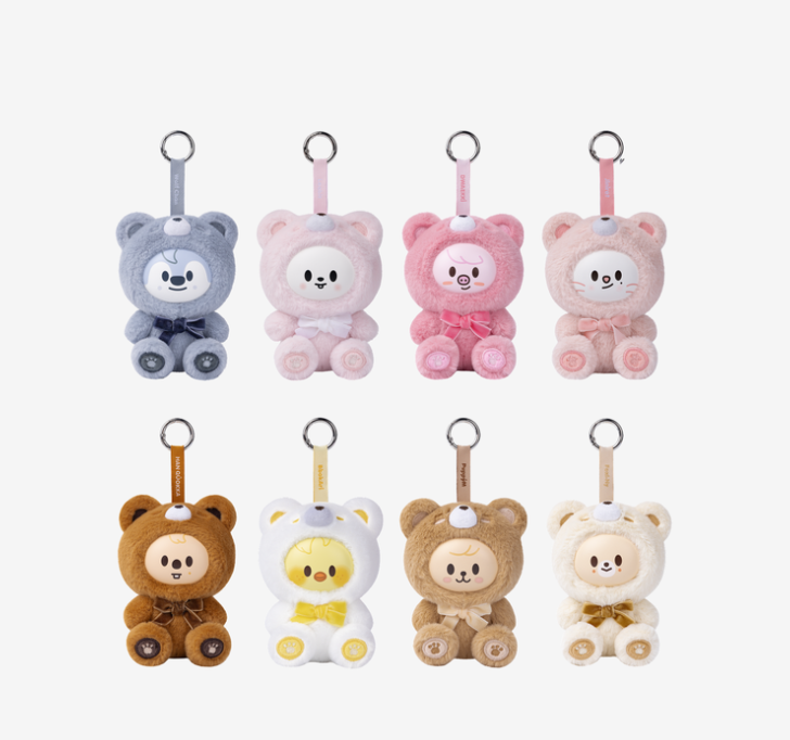 STRAY KIDS - SKZOO EVERYWHERE ALL AROUND IN SEOUL OFFICIAL MD THE WORLD SECRET KEYRING TOY VER - COKODIVE