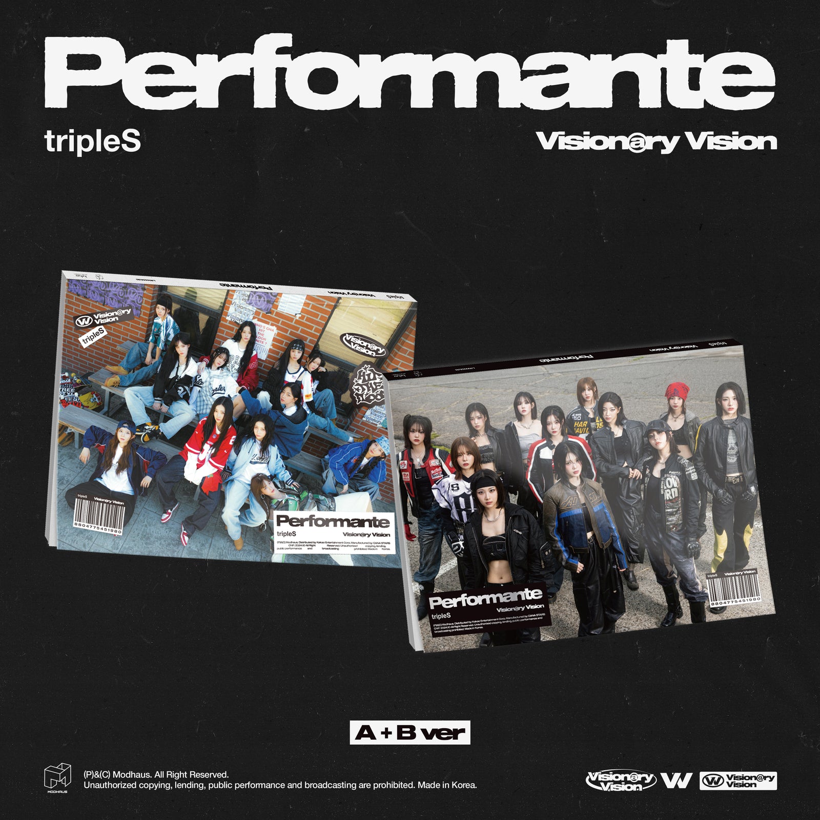 tripleS - VISIONARY VISION PERFORMANTE FULL ALBUM STANDARD SET