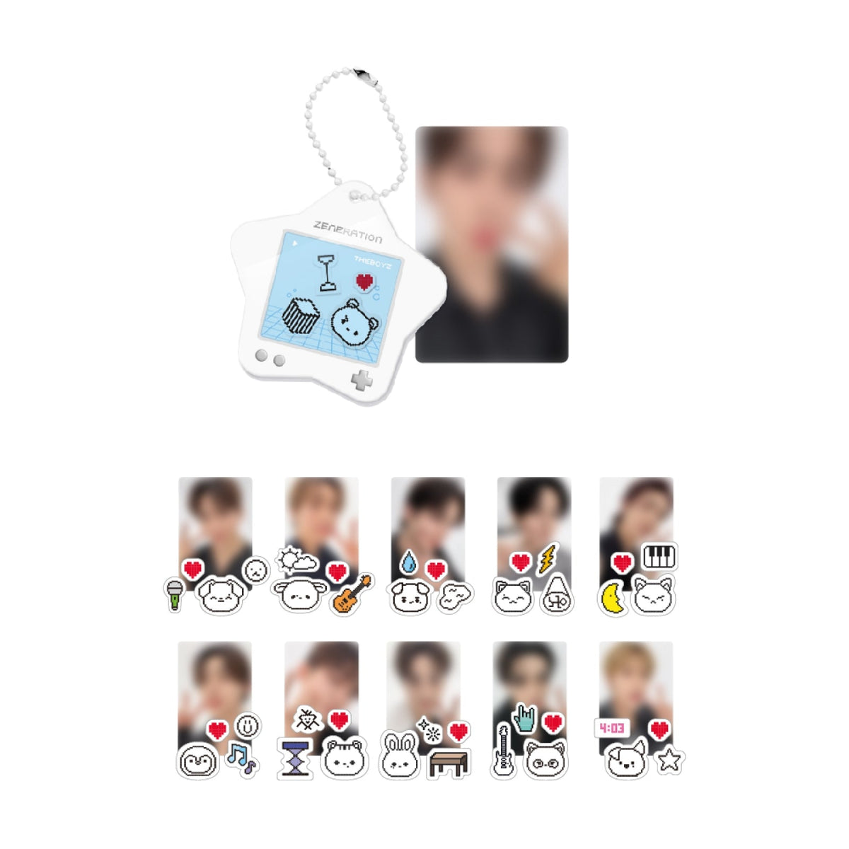 THE BOYZ - WORLD TOUR : ZENERATION2 OFFICIAL MD THE TOYZ SHAKER KEYRING - COKODIVE