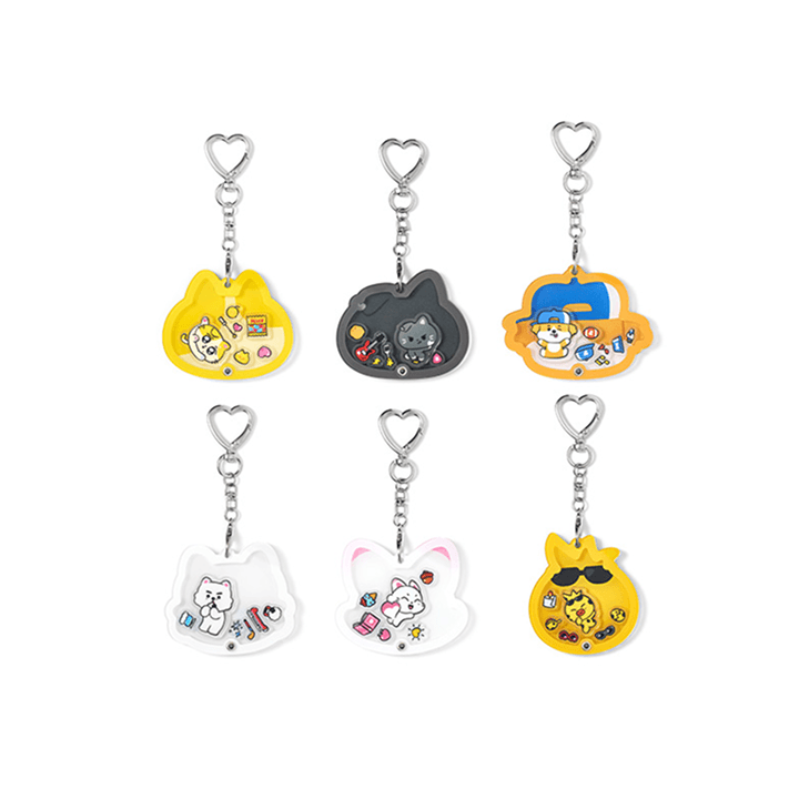 ENHYPEN - INSIDE YOUR POCKET, ENCHIN CHARACTER OFFICIAL MD SHAKER KEYRING - COKODIVE