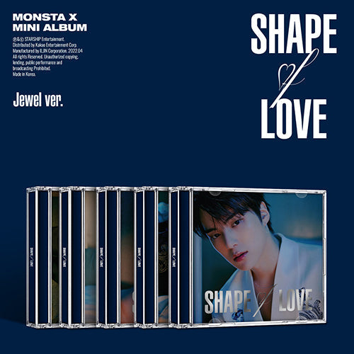 MONSTA X - SHAPE OF LOVE MINI 11TH ALBUM JEWEL RANDOM AP - COKODIVE