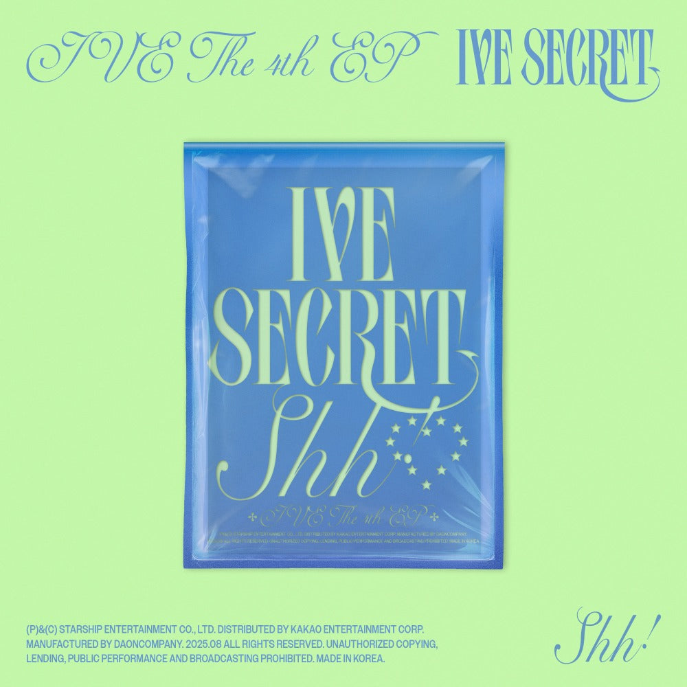 IVE - IVE SECRET 4TH EP ALBUM STARSHIP SQUARE GIFT STANDARD SHH! VER - COKODIVE