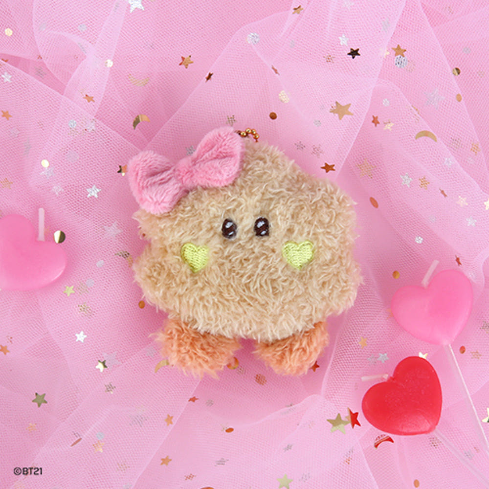 BT21 MININI LOVELY PLUSH KEY RING - COKODIVE