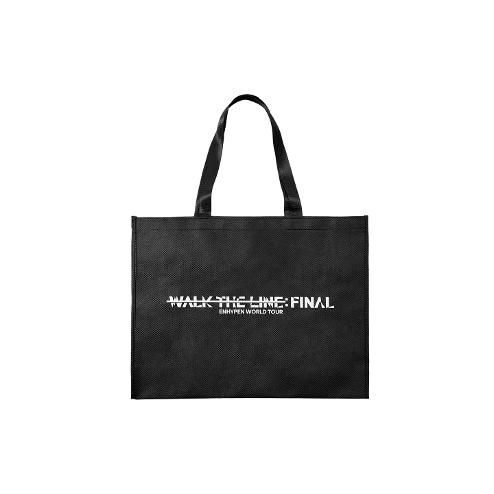 enhypen トートバッグ　walk the line tote bag ENHYPEN - WALK THE LINE : FINAL WORLD TOUR OFFICIAL MD