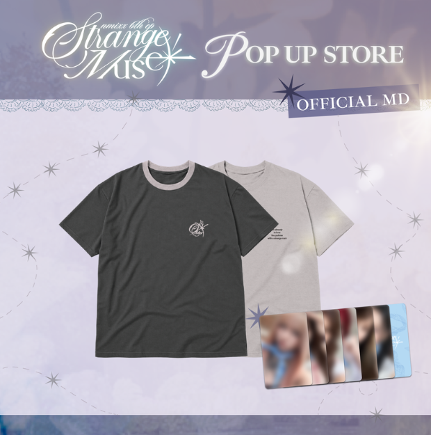 NMIXX - STRANGE MUSE POP UP OFFICIAL MD SHORT SLEEVE T-SHIRT - COKODIVE