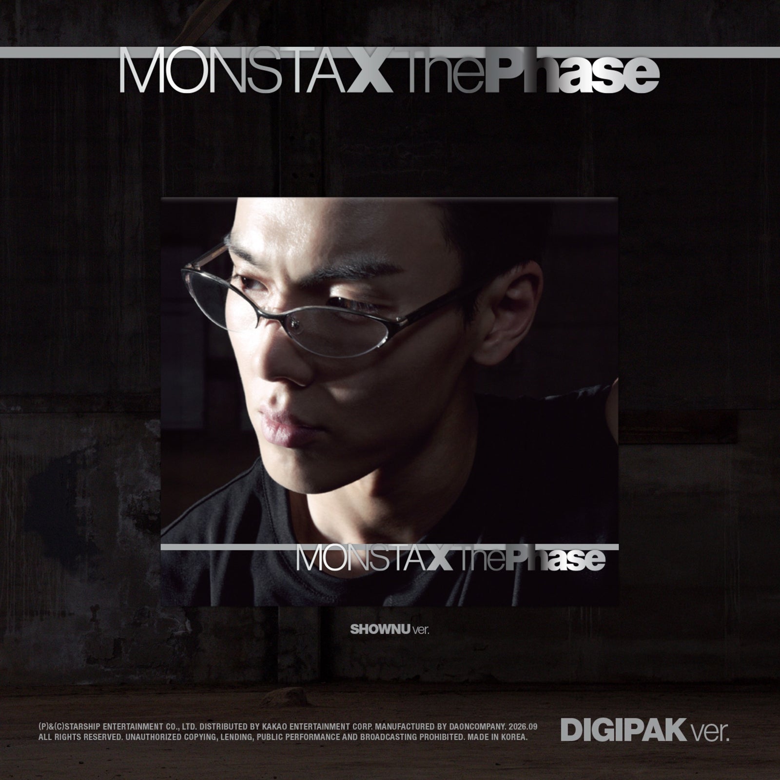 MONSTA X - THE PHASE EP ALBUM STARSHIP GIFT DIGIPACK VER SHOWNU