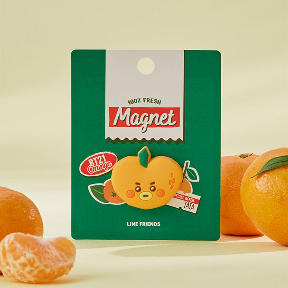 BT21 - ORANGE PARTY OFFICIAL MD BABY SILICON MAGNET