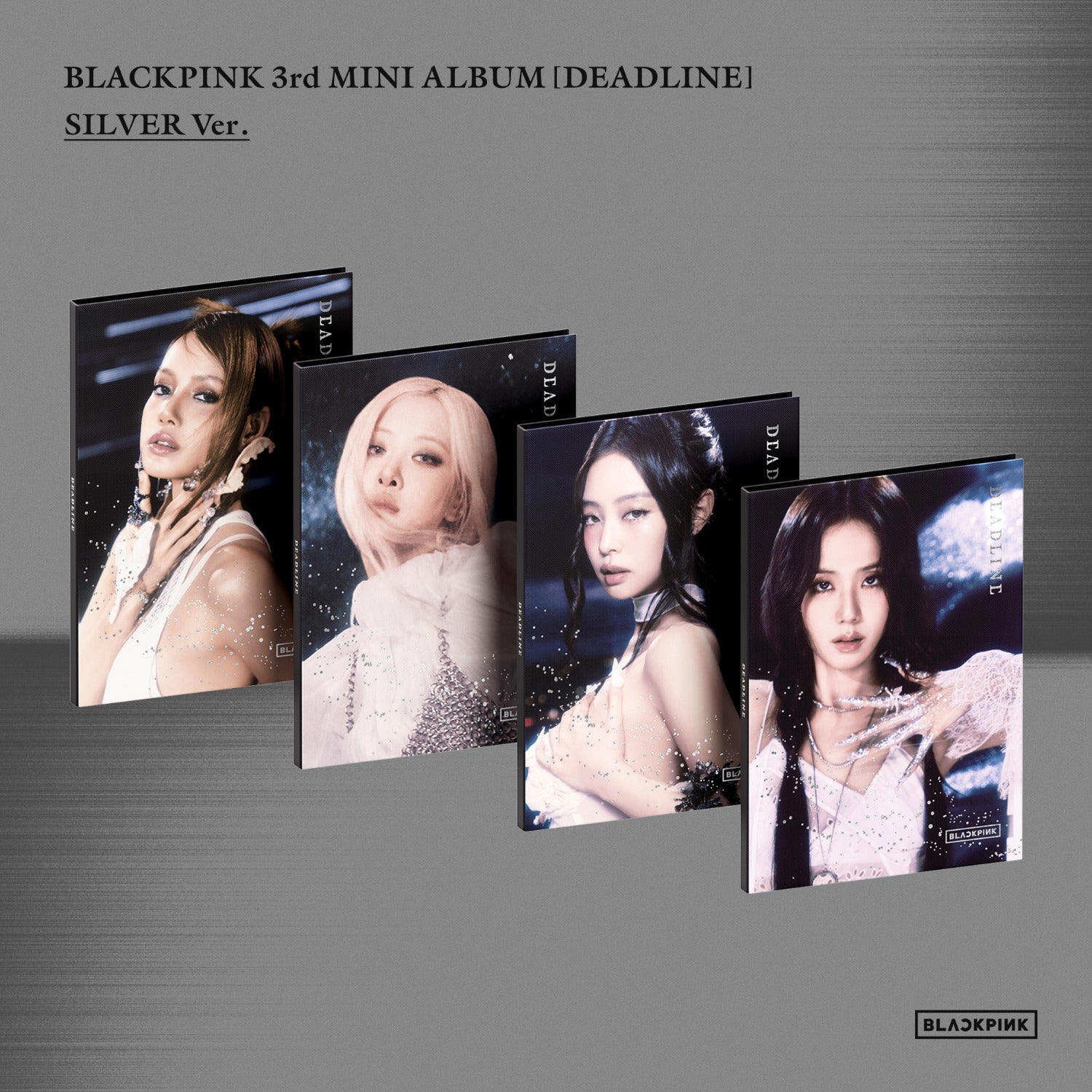 BLACKPINK - DEADLINE 3RD MINI ALBUM YG SELECT GIFT SILVER SET - COKODIVE
