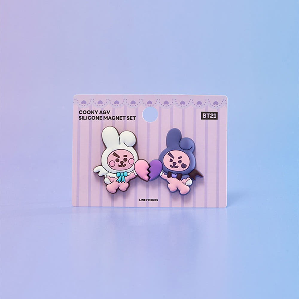 BT21 - ANGEL & VILLAIN SILICONE MAGNET SET - COKODIVE