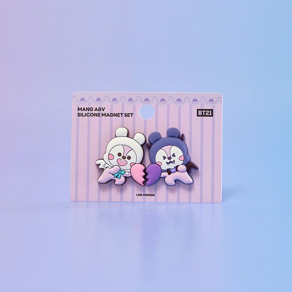 BT21 - ANGEL & VILLAIN SILICONE MAGNET SET - COKODIVE