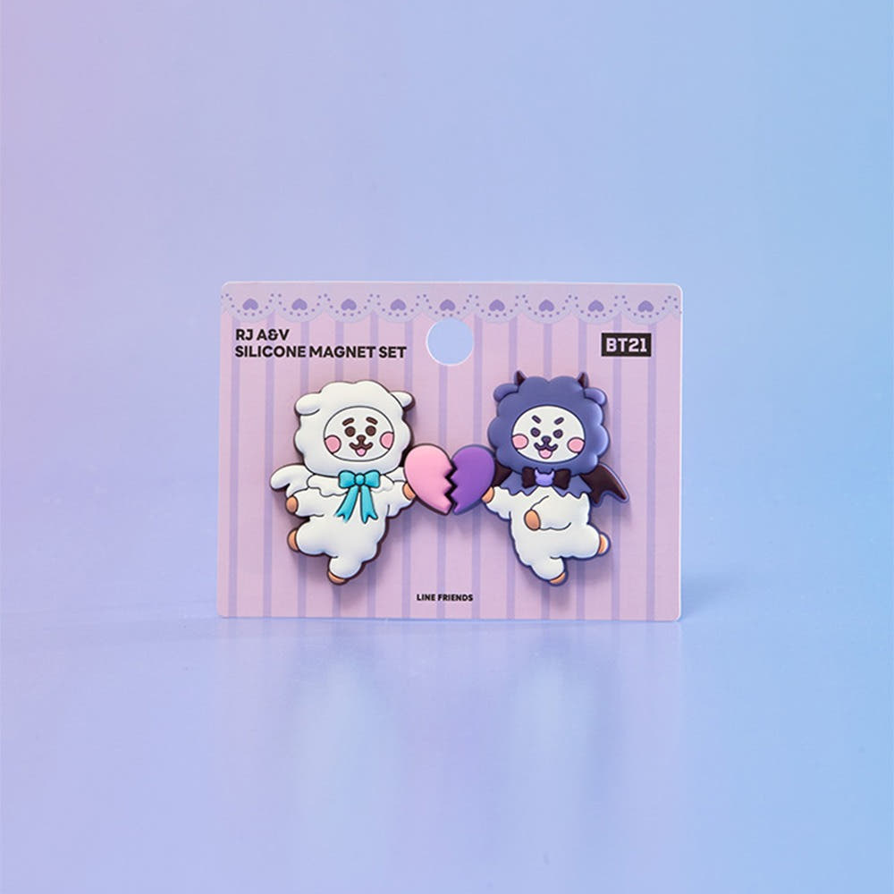 BT21 - ANGEL & VILLAIN SILICONE MAGNET SET - COKODIVE