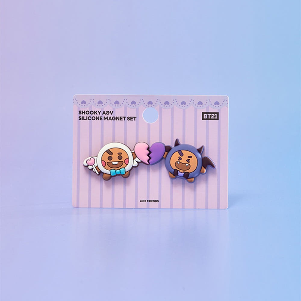 BT21 - ANGEL & VILLAIN SILICONE MAGNET SET - COKODIVE