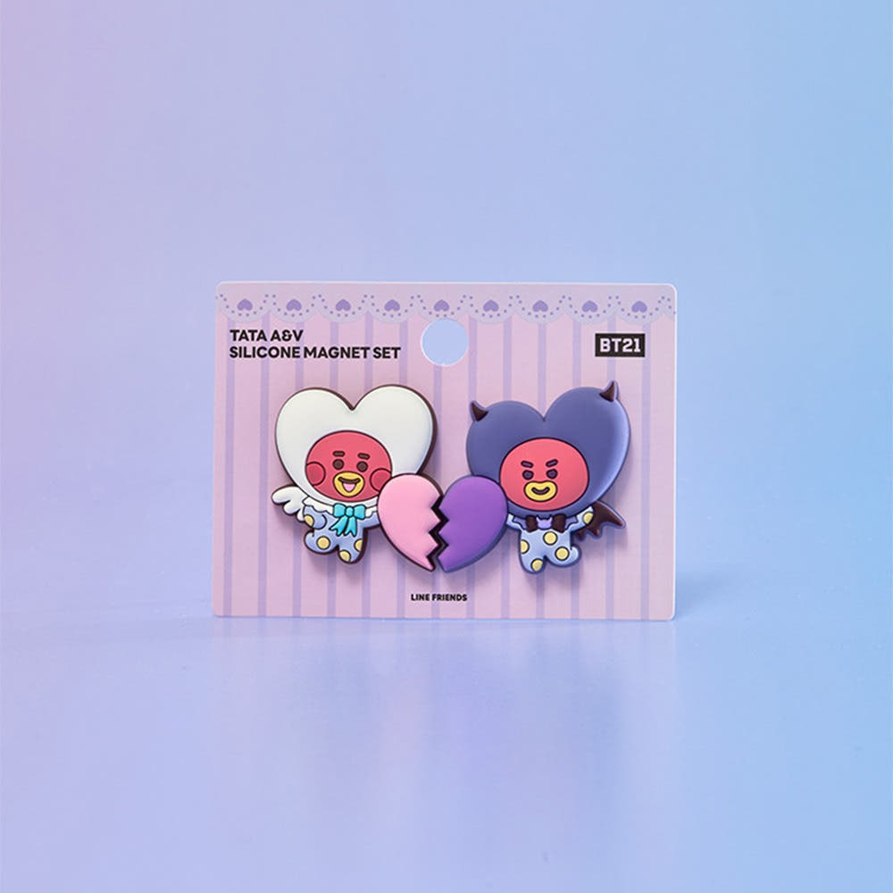 BT21 - ANGEL & VILLAIN SILICONE MAGNET SET - COKODIVE