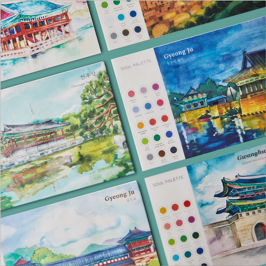 COLORING SKETCH KOREAN PALACES SERIES - COKODIVE