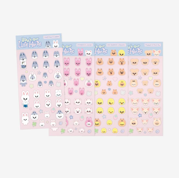 STRAY KIDS - STAY IN OUR LITTLE HOUSE 6TH FANMEETING OFFICIAL MD SKZOO 3D STICKER - COKODIVE