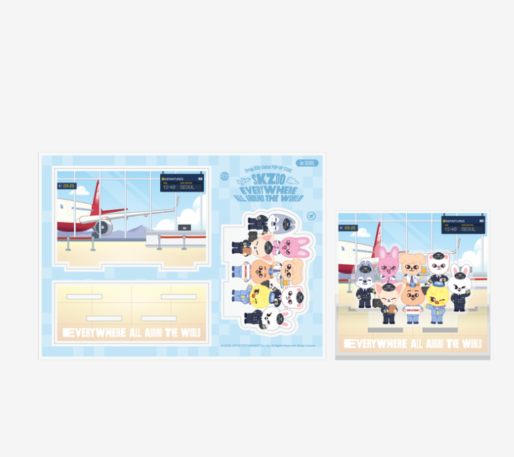 STRAY KIDS - SKZOO EVERYWHERE ALL AROUND IN SEOUL OFFICIAL MD SKZOO ACRYLIC STAND SEOUL VER - COKODIVE