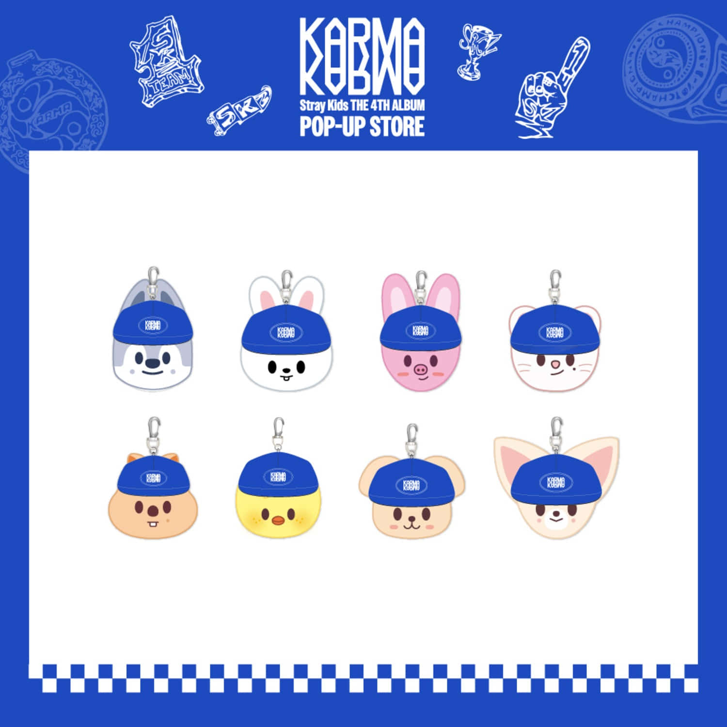 STRAY KIDS - KARMA POP UP STORE OFFICIAL MD SKZOO CEREMONY BALLCAP