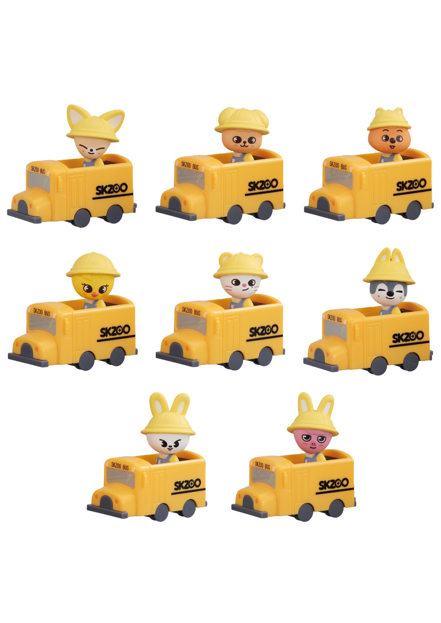 STRAY KIDS - SKZOO JAPAN SCHOOL BUS GACHA 8TYPE FULL SET - COKODIVE