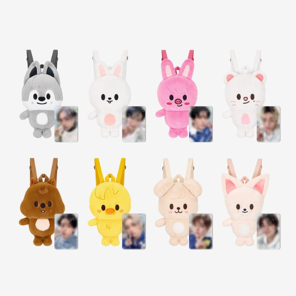 STRAY KIDS - STAY IN OUR LITTLE HOUSE 6TH FANMEETING OFFICIAL MD SKZOO PLUSH BACKPACK